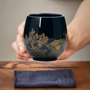 180ml hand-painte Japanese style simple ceramic tea bowl and cup for home afternoon tea,ceramic large tea cup,single cup tea set